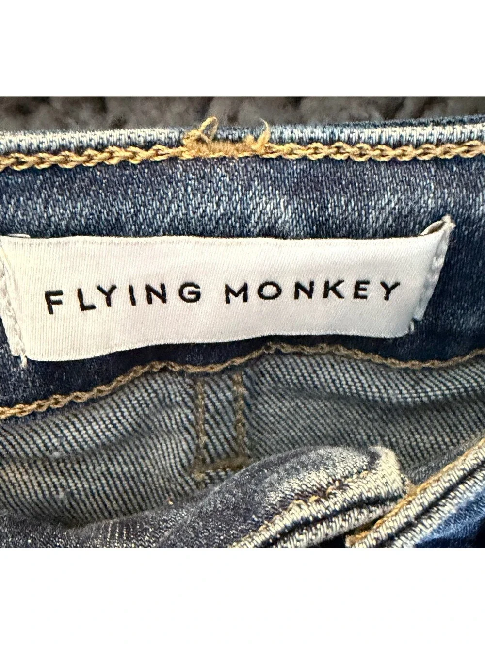 Flying Monkey Womens Skinny Jeans Size 27 Blue Mid Rise Stretch Denim Pants